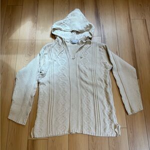 Cable Knit Irish Hooded Sweater